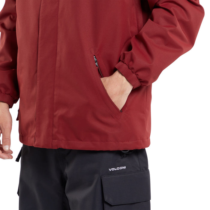 Volcom Ravraah Jacket - Men's Maroon