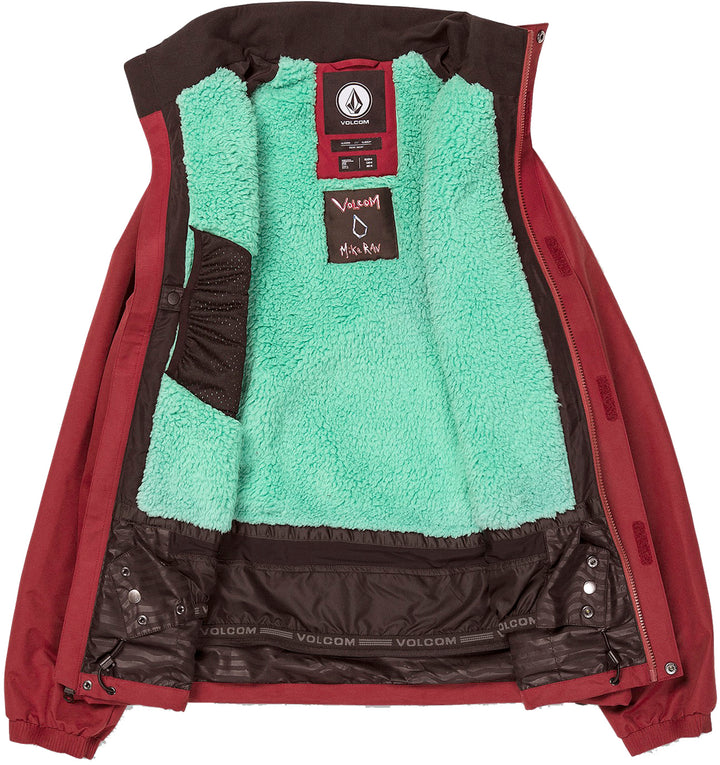 Volcom Ravraah Jacket - Men's Maroon