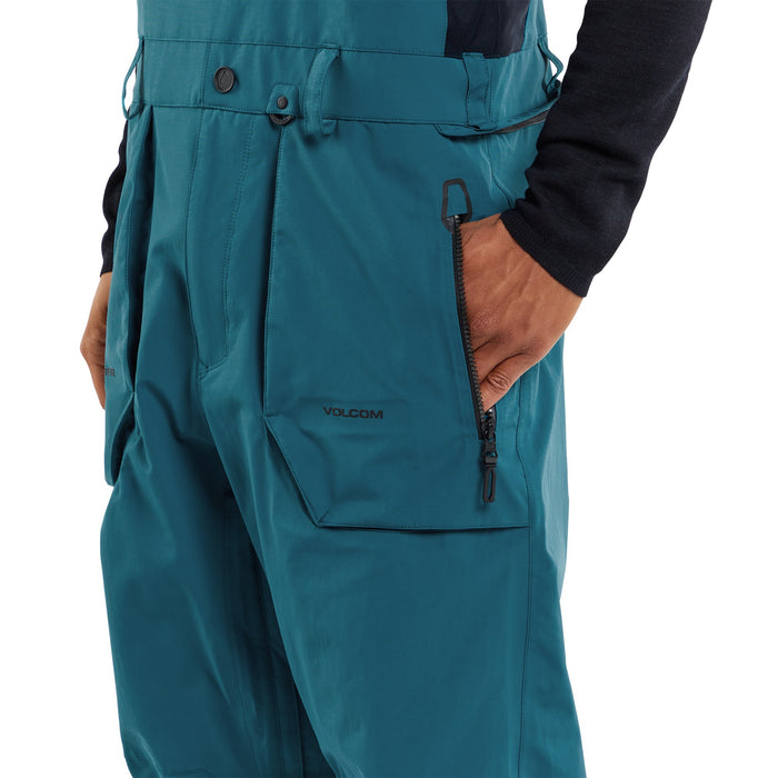 Volcom Rain GORE-TEX Bib Overalls - Men's Blue
