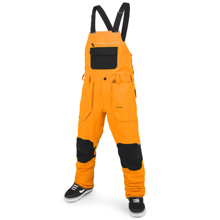 Volcom Roan Bib Overalls - Men's Gold