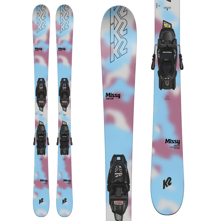K2 Missy Skis + FDT 7.0 Bindings - Kids' 2024