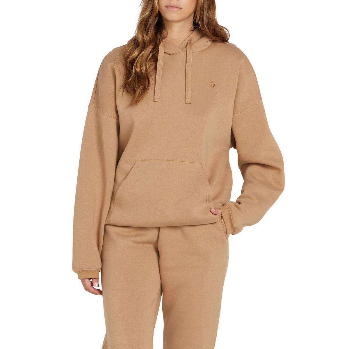 Volcom Stone Heart II Hoodie - Women's Mocha