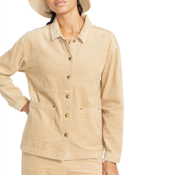Volcom Stone Street Shacket - Women's Khaki
