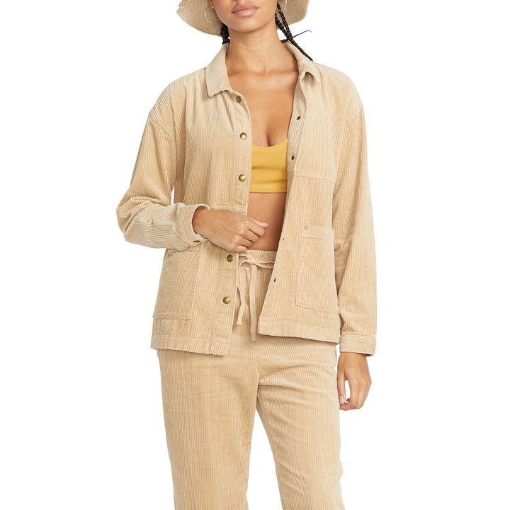 Volcom Stone Street Shacket - Women's Khaki