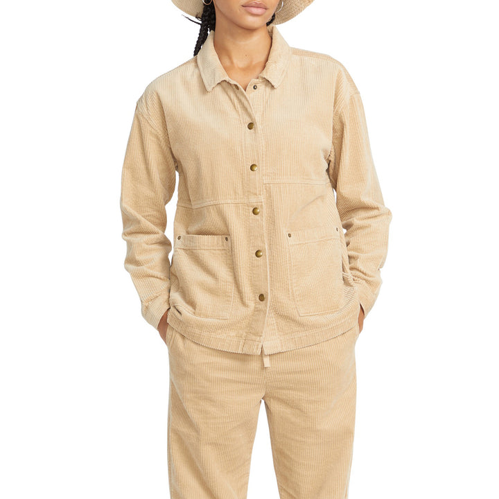 Volcom Stone Street Shacket - Women's Khaki