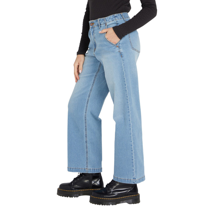 Volcom 1991 Stone Low Rise Pants - Women's Blue Drift