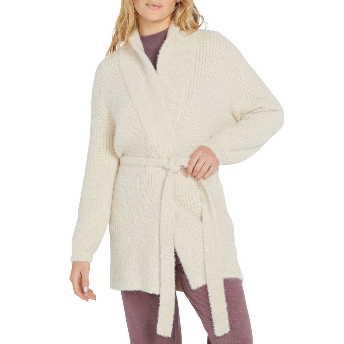 Volcom Lil Cozy Wrap Cardigan - Women's Cream