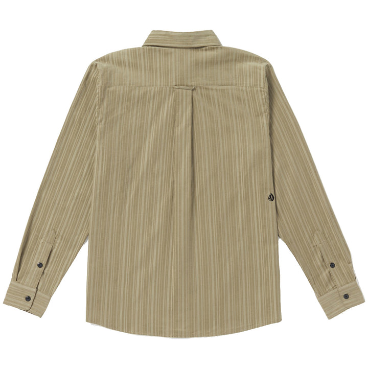 Volcom ENT Fat Tony Woven Long-Sleeve Shirt - Men's Khaki