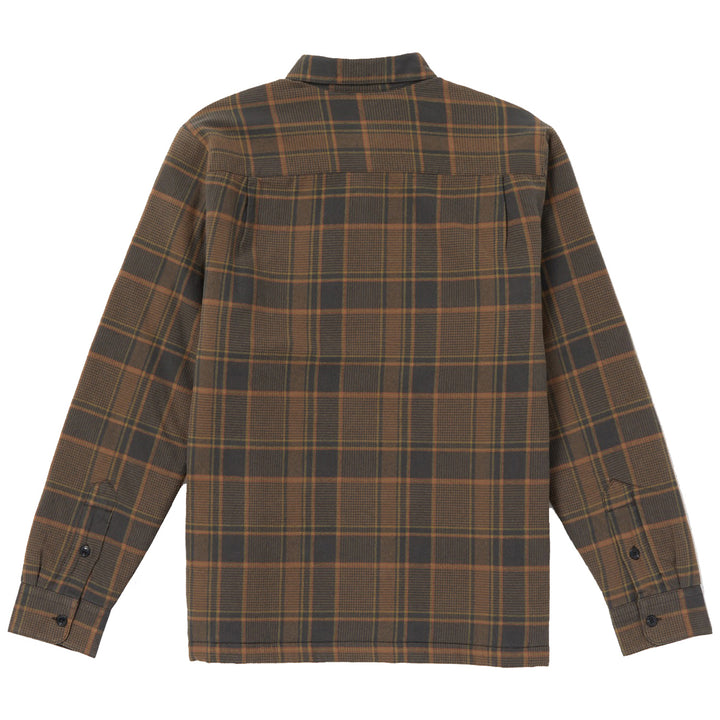 Volcom Brickstone Lined Long-Sleeve Flannel - Men's Mud