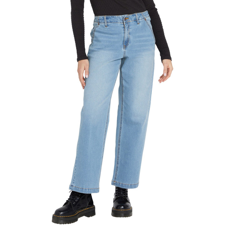 Volcom 1991 Stone Low Rise Pants - Women's Blue Drift