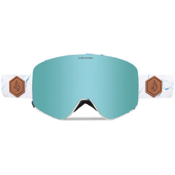 Volcom Odyssey Goggles White Ice/Ice Chrome + Dark Grey