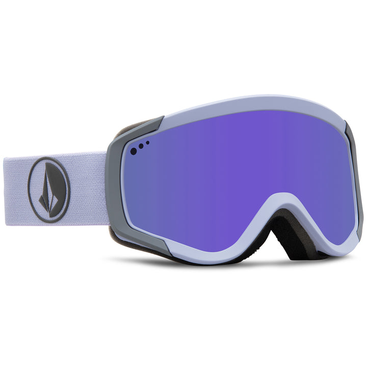 Volcom Attunga Goggles - Kids' Lilac Storm/Purple Chrome + Yellow