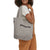 Patagonia Recycled Market Tote Fitz Roy Icon/Farrier Stripe Forge Grey