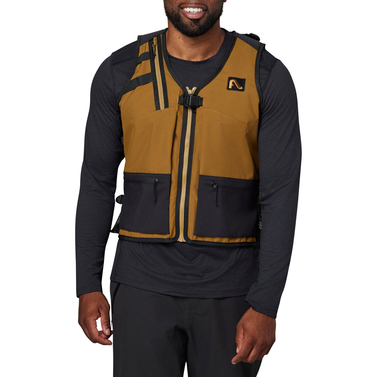 Flylow Scotty Comp Vest - Men's Rye/Black
