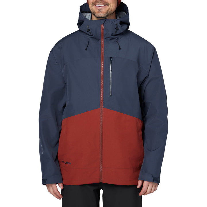 Flylow Knight Jacket - Men's Ngiht/Redwood