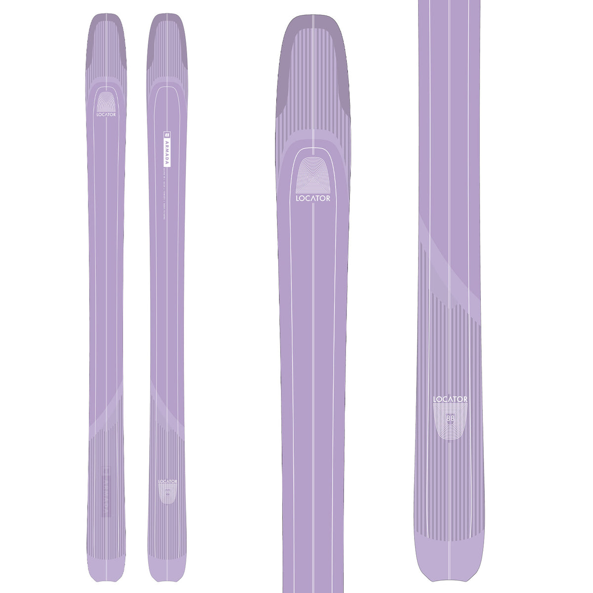 Armada Locator 88 Skis 2024 Lilac