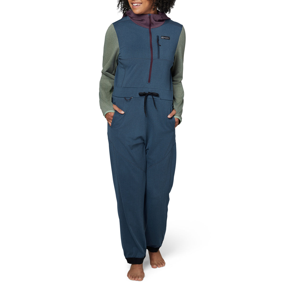 Flylow Sasha Fleece Onesie - Women's Galaxy/Night/Seaglass