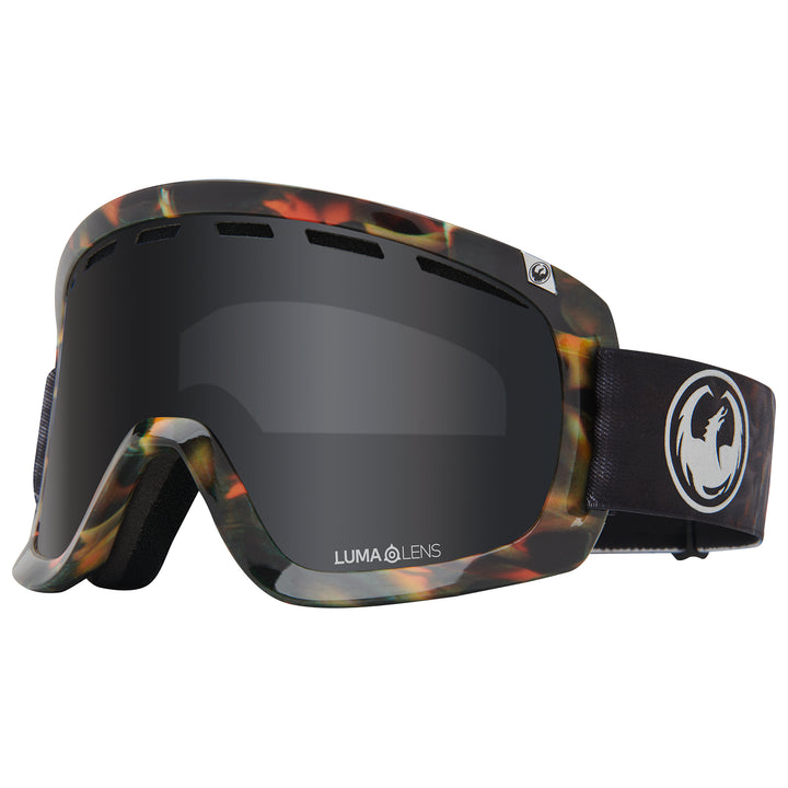 Dragon D1 OTG Goggles Fireleaf/LumaLens Dark Smoke