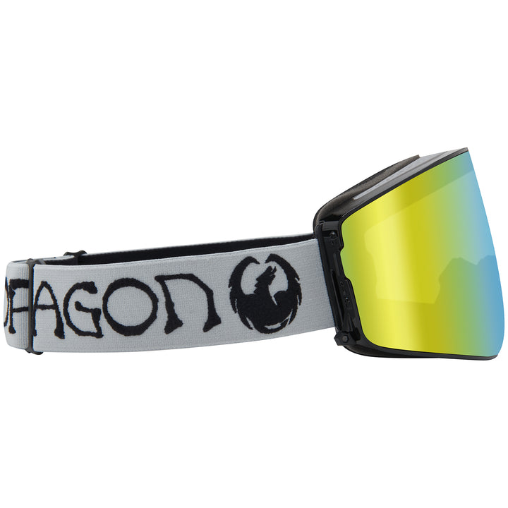 Dragon PXV2 Low Bridge Fit Goggles Classic Grey/LumaLens Gold Ion+LumaLens Amber