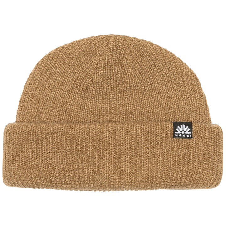 Autumn Double Roll Beanie Sandstone
