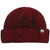 Autumn Cord Double Roll Beanie Red