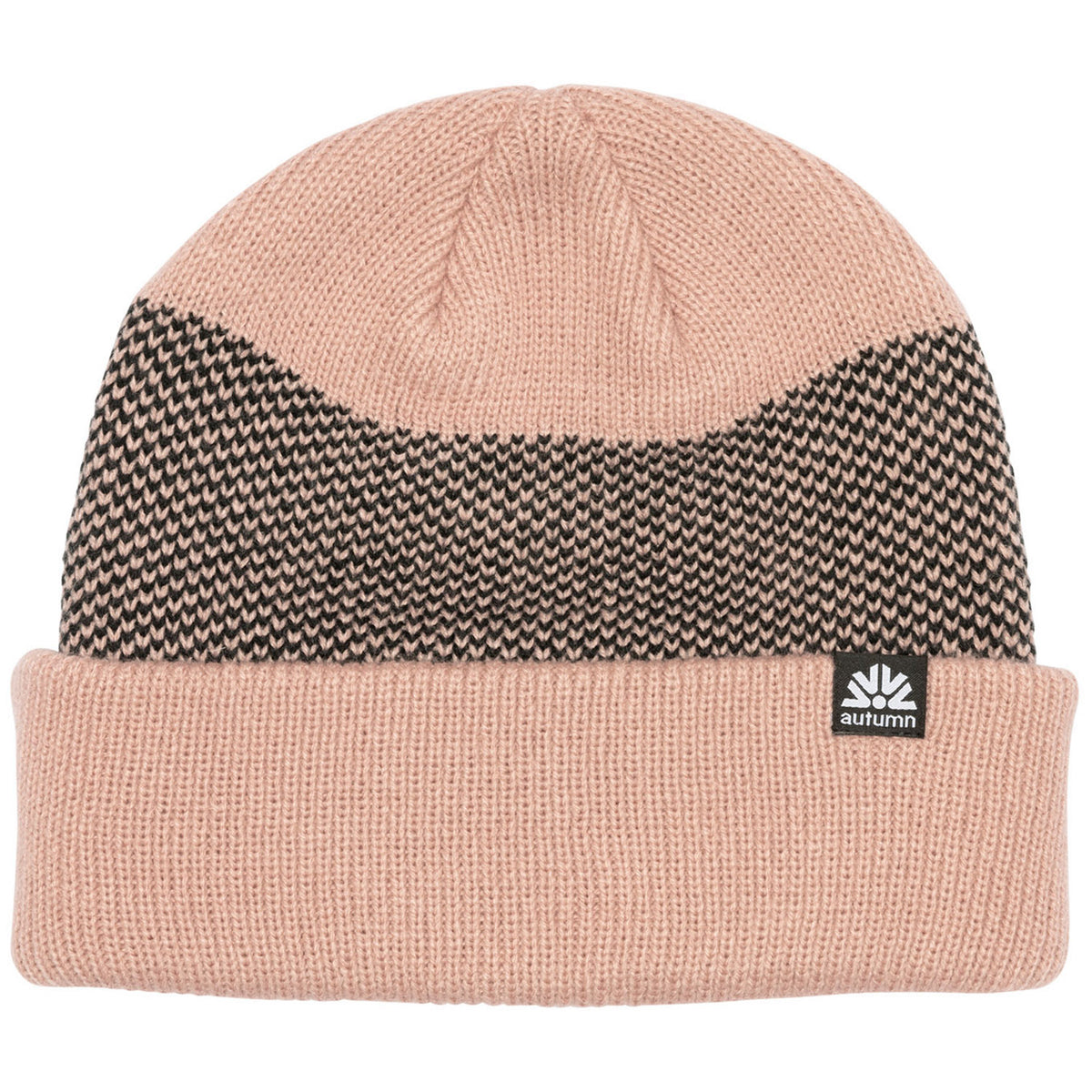 Autumn Birdseye Beanie Dusty Pink