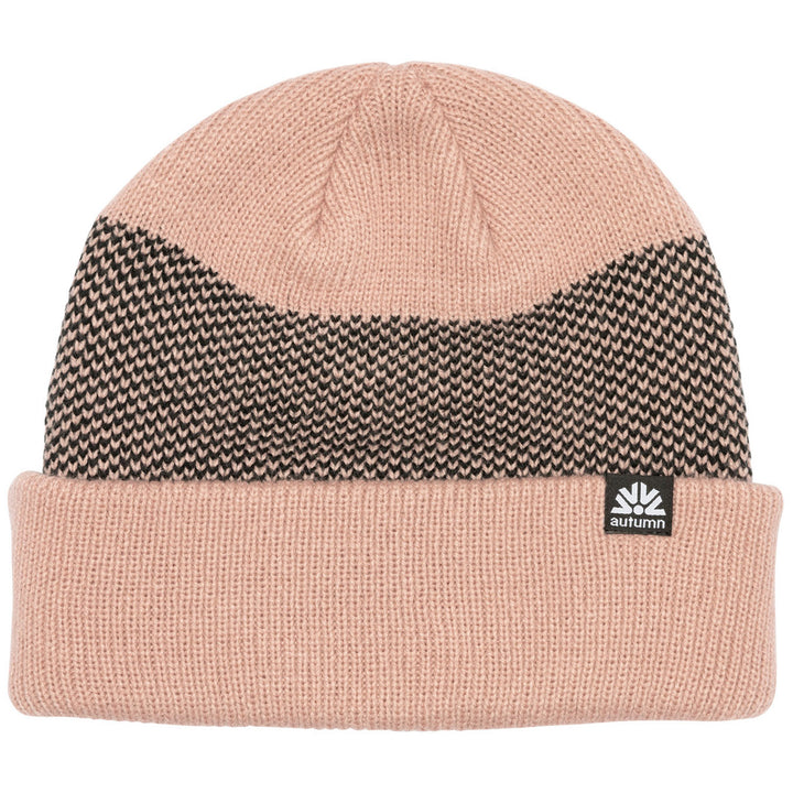 Autumn Birdseye Beanie Dusty Pink