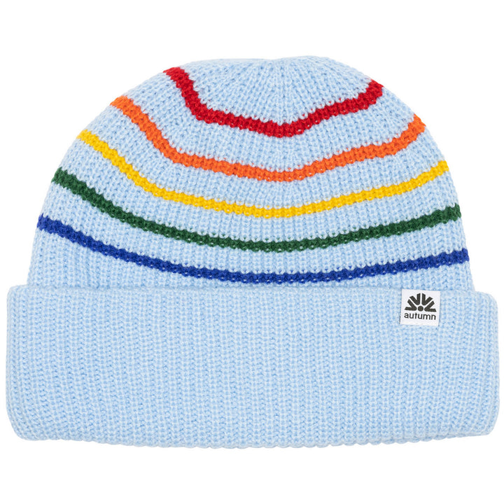 Autumn Retro Beanie Light Blue