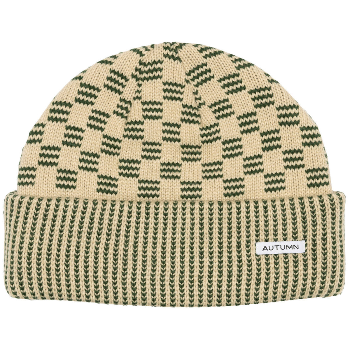 Autumn Squared Beanie Natural