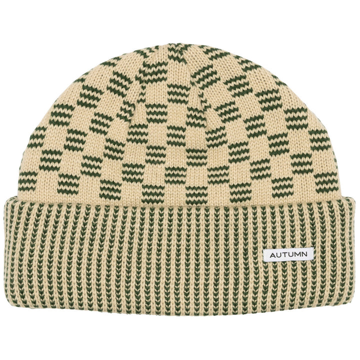 Autumn Squared Beanie Natural