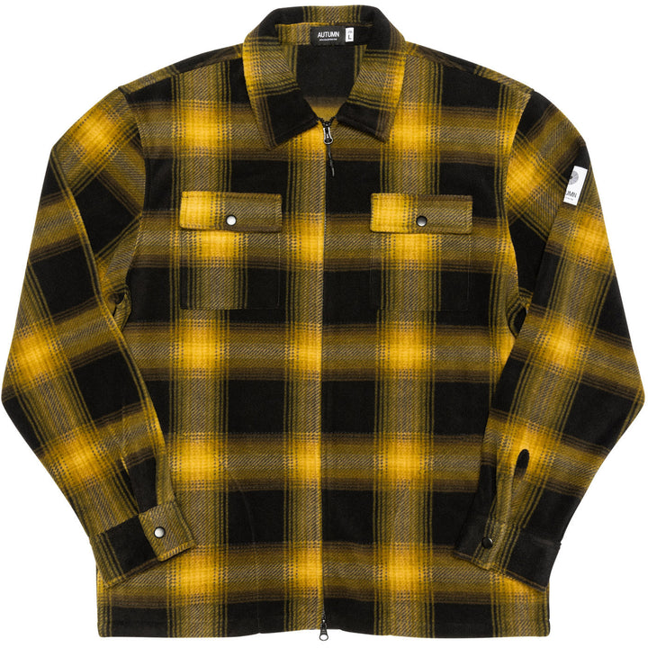 Autumn Work Shirt Zip - Men's Shadow Plaid