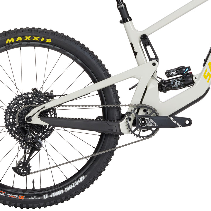 Santa Cruz Bronson 4.1 C R Complete Mountain Bike 2024 Gloss Chalk White