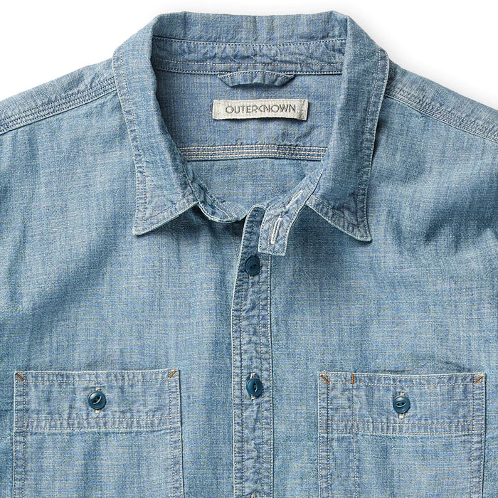 Outerknown Chambray Utility Shirt - Men's Chambray