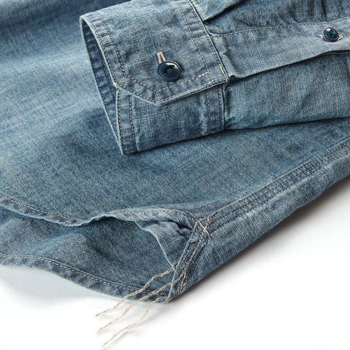Outerknown Chambray Utility Shirt - Men's Chambray