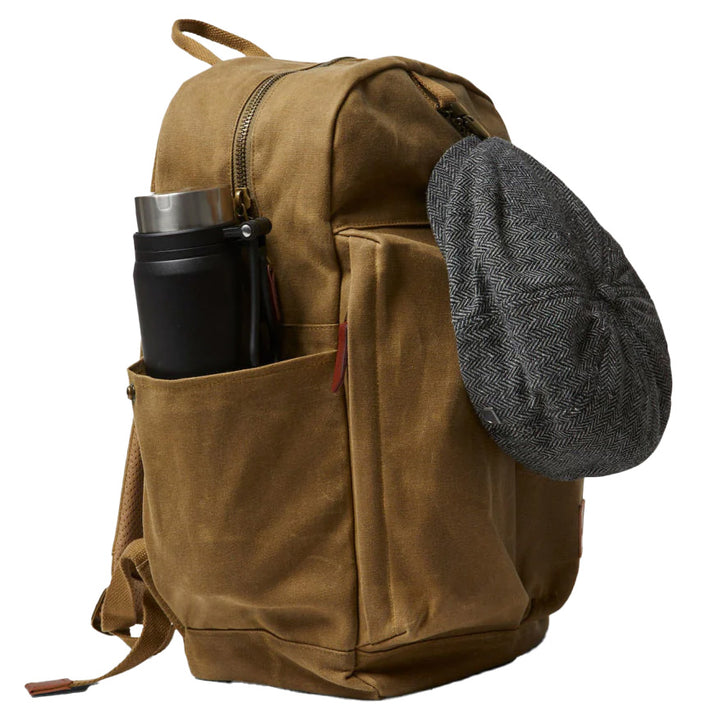 Brixton Traveler Backpack Olive Brown