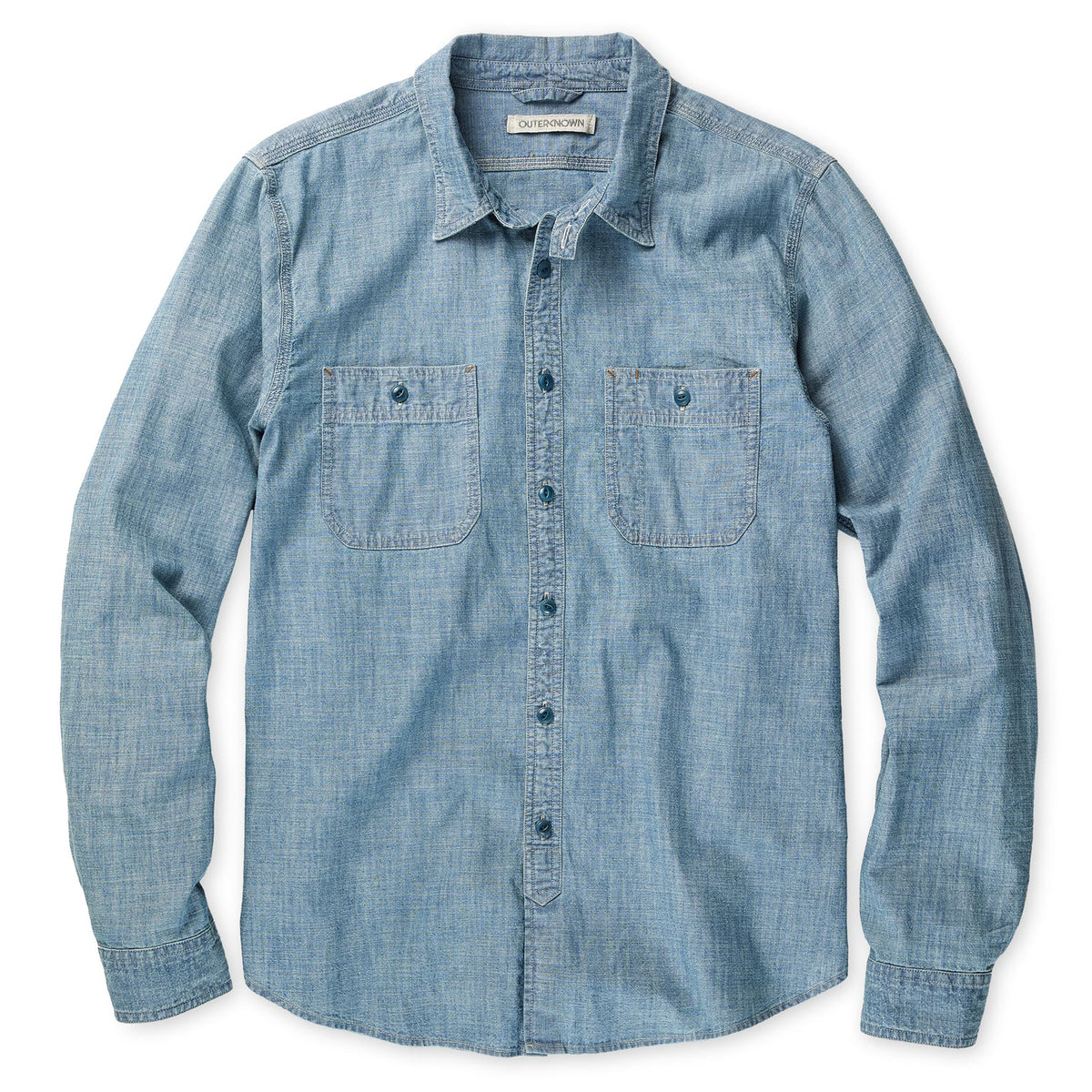 Outerknown Chambray Utility Shirt - Men's Chambray