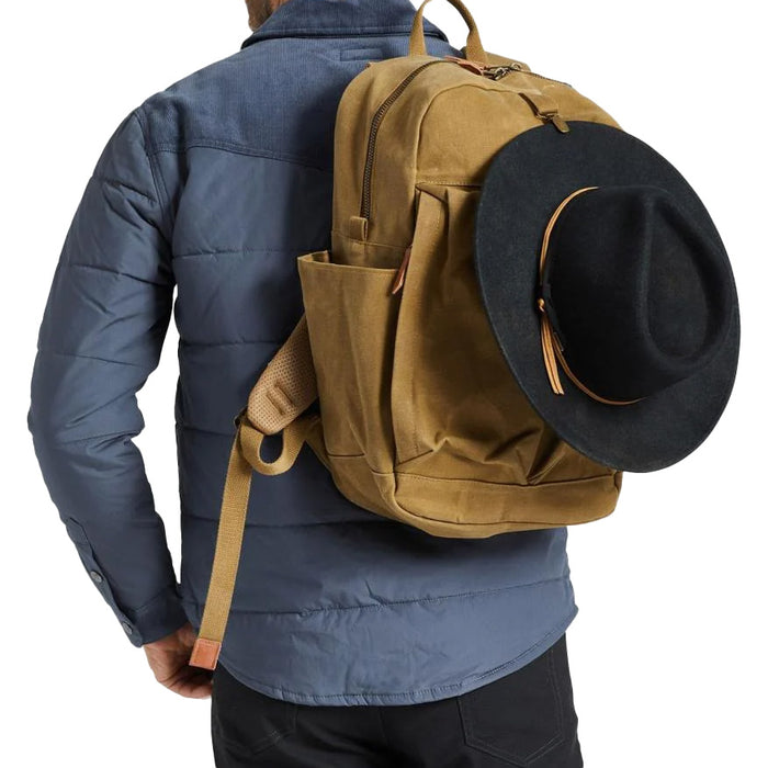 Brixton Traveler Backpack Olive Brown