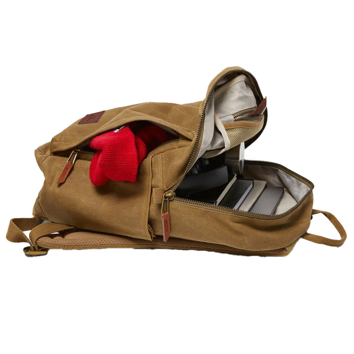 Brixton Traveler Backpack Olive Brown