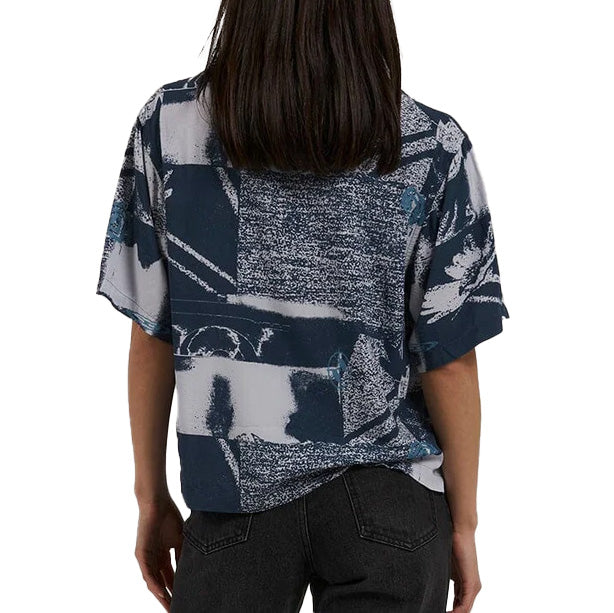 Thrills Alchemy Bowling Shirt - Women's New Teal
