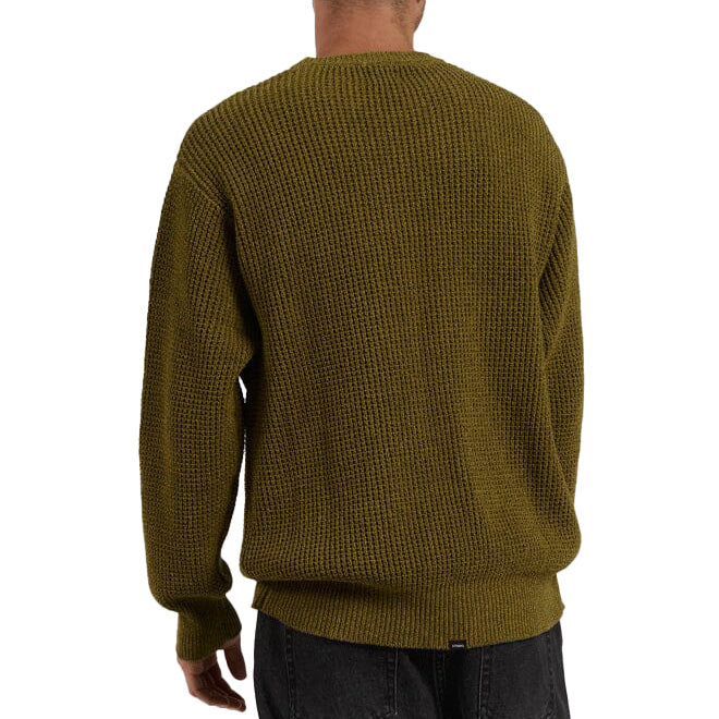 Thrills Reaction Crew Knit Sweater - Men's Antique Moss