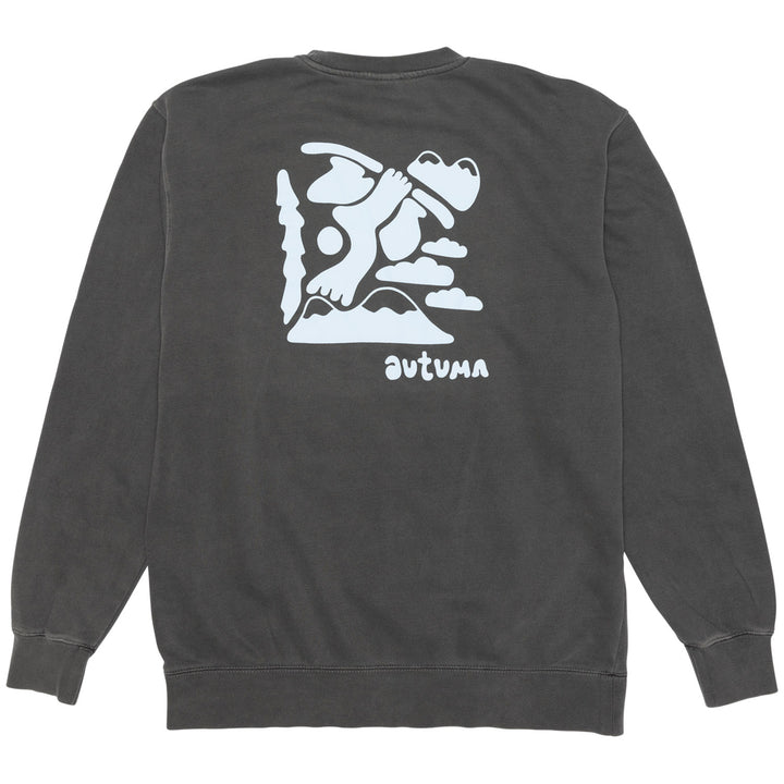 Autumn Peak Plant Crewneck - Men's Pigment Black