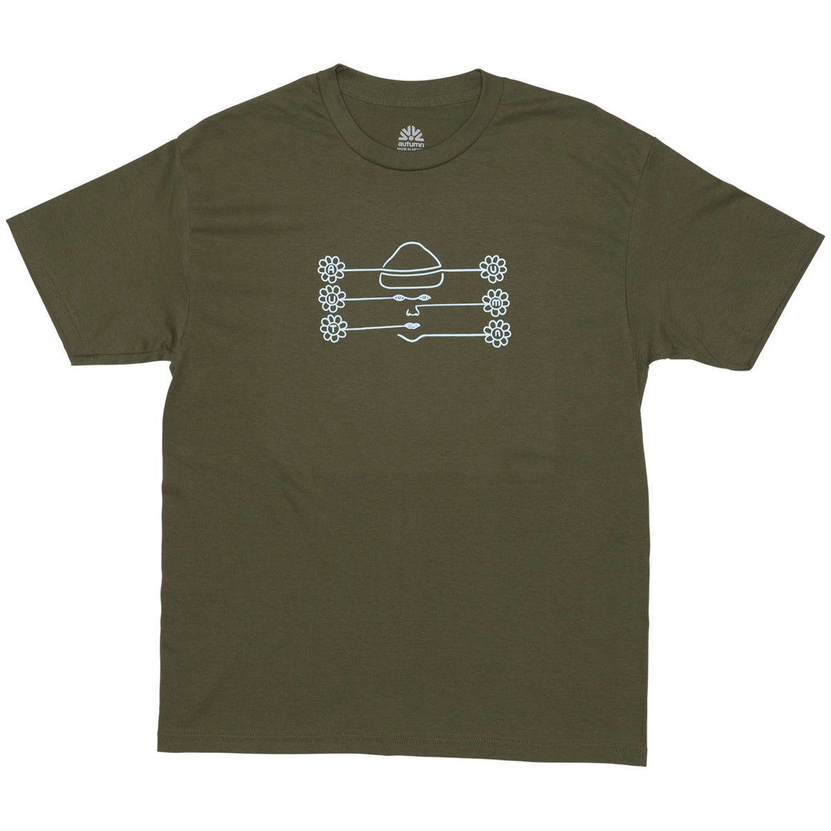 Autumn Bloom Short-Sleeve Shirt - Men's Army Green