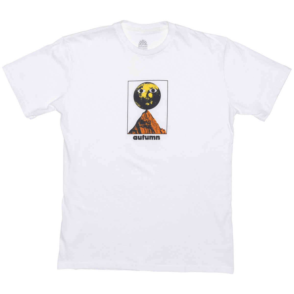 Autumn Moon Man Short-Sleeve Shirt - Men's White