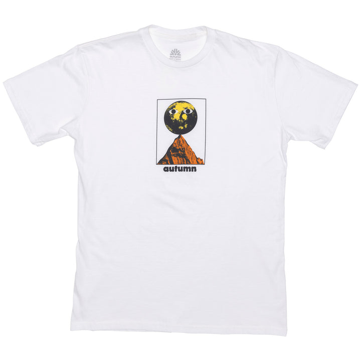 Autumn Moon Man Short-Sleeve Shirt - Men's White