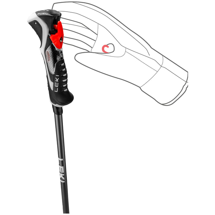 LEKI Carbon 14 3D Ski Poles 2026