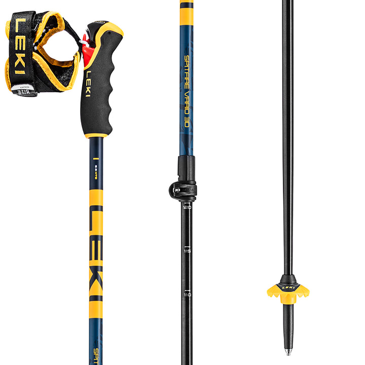 LEKI Spitfire Vario 3D Ski Poles 2026 Blue