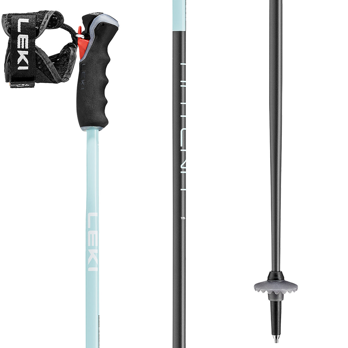 LEKI Artena Airfoil 3D Ski Poles - Women's Black/Mint