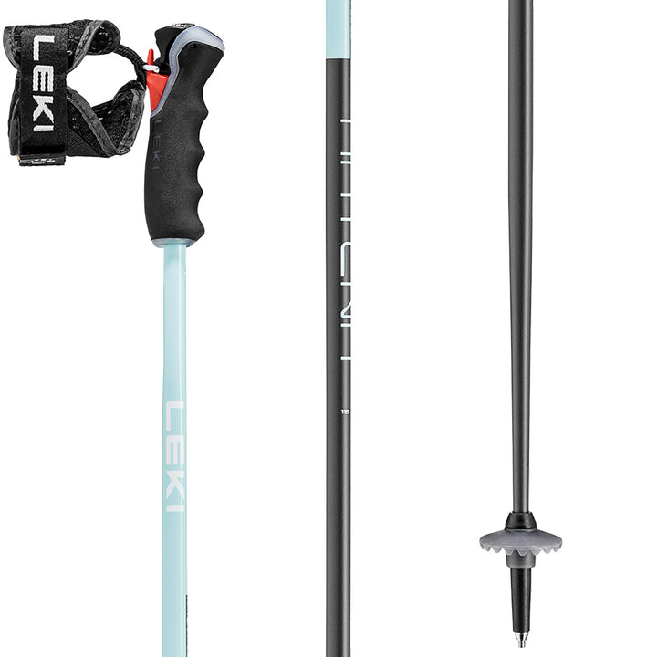 LEKI Artena Airfoil 3D Ski Poles - Women's Black/Mint