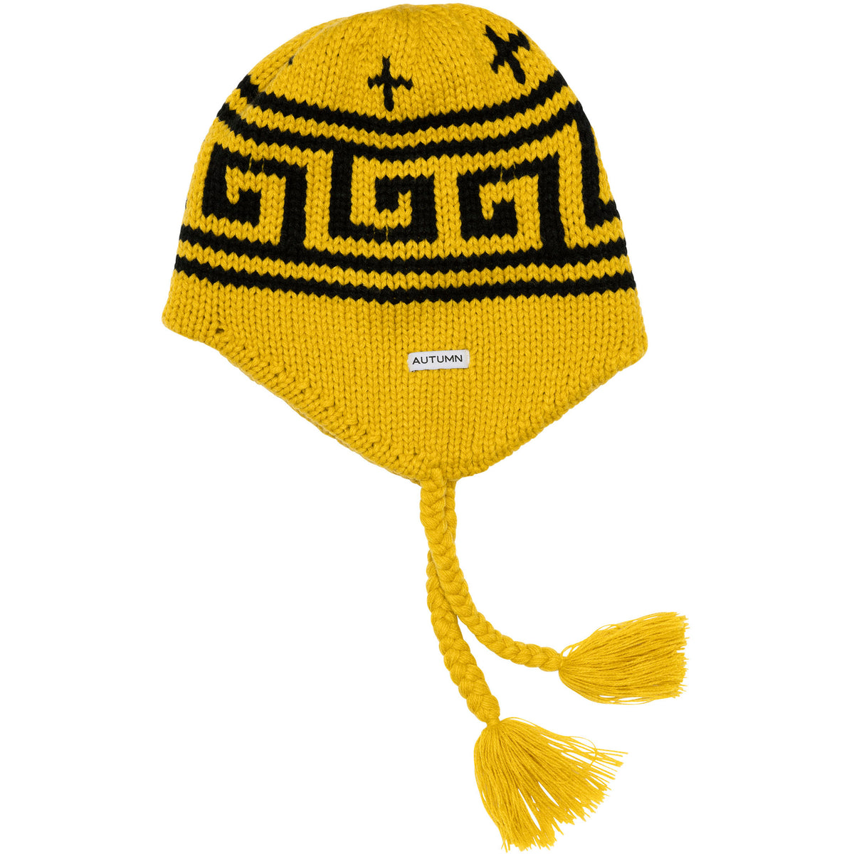 Autumn Niseko Ear Flap Beanie Saffron