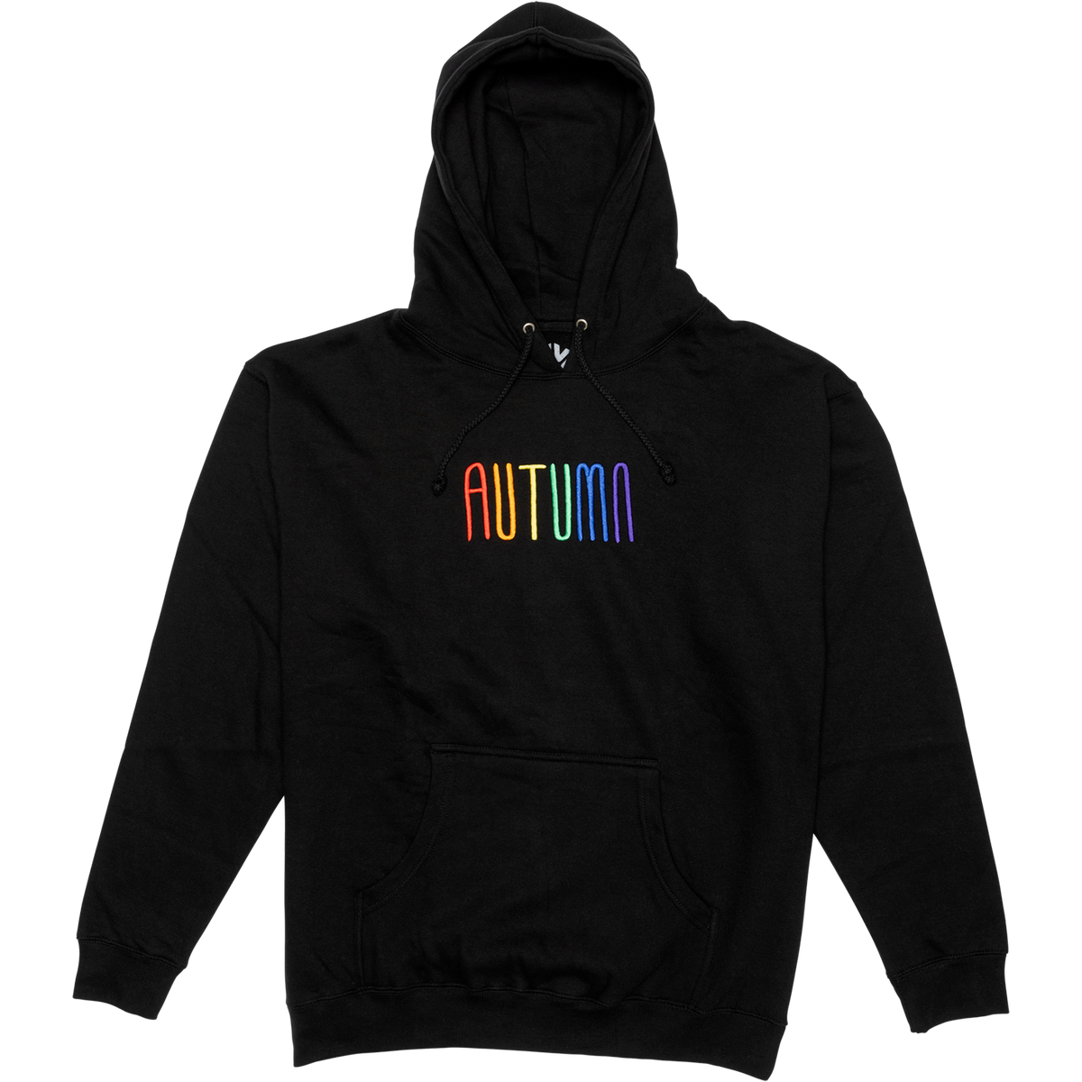 Autumn Embroidered Workmark Pullover - Men's Black